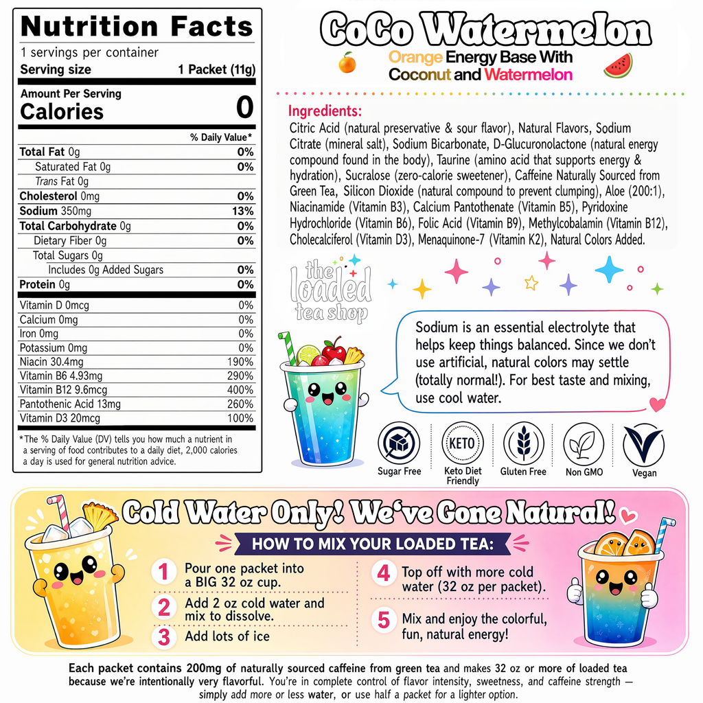 50 Case Coco Watermelon - Taste Your Flavor