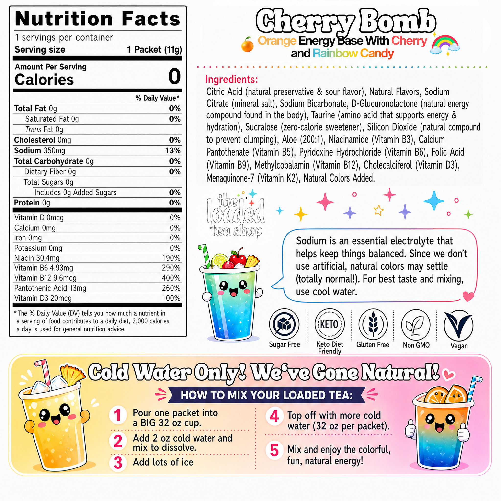 Cherry Bomb (Caffeine-Free) - Simple Flavor Moment