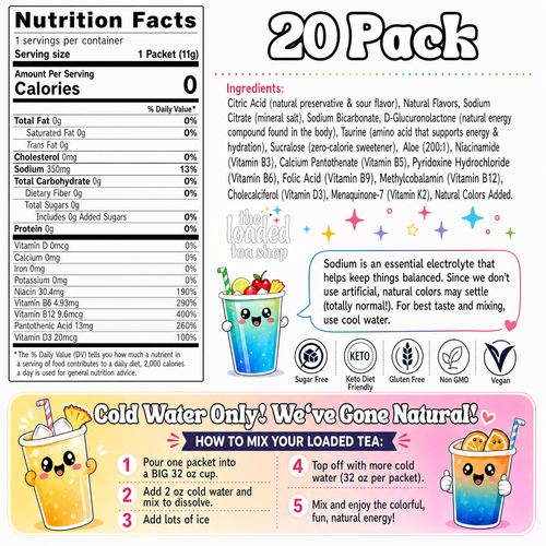 20 Flavor Bundle (Caffeine-Free) - Your Mix Routine