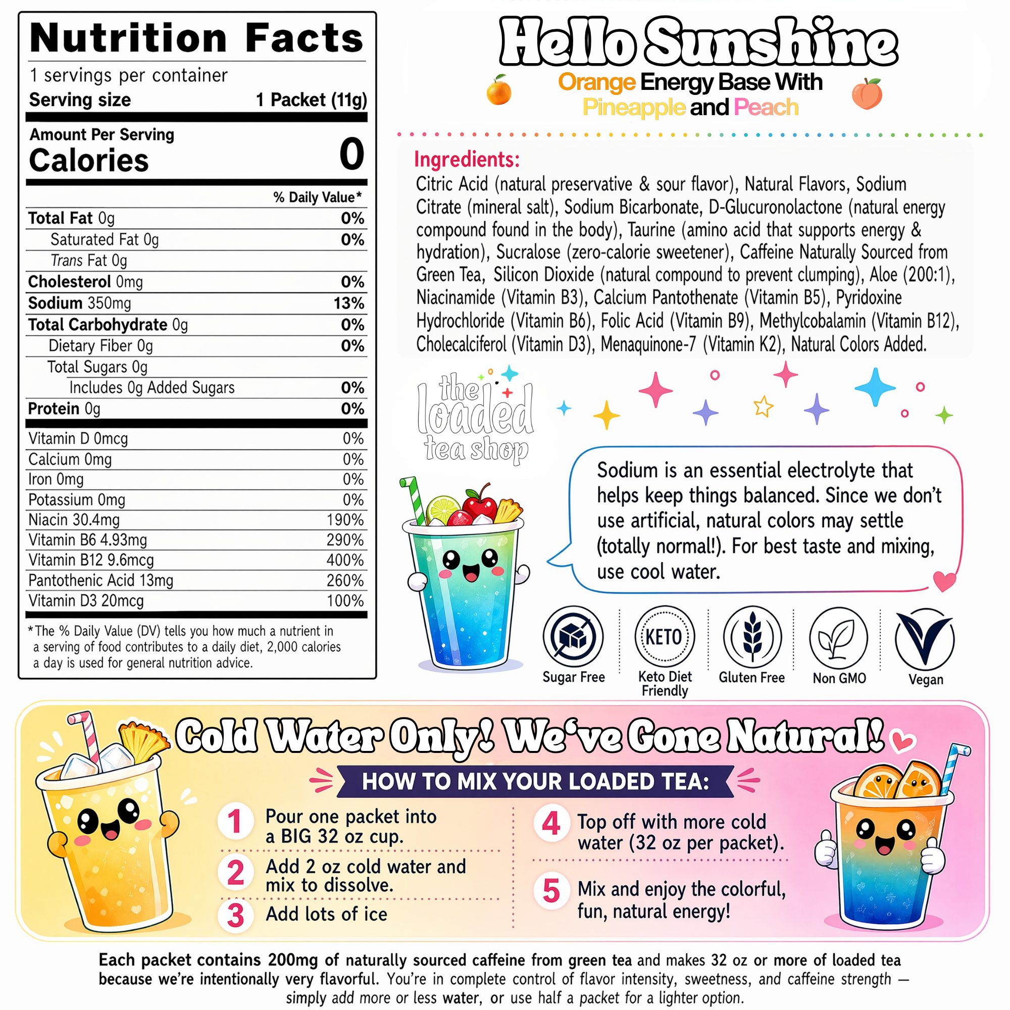 50 Case Hello Sunshine - Your Tea Routine