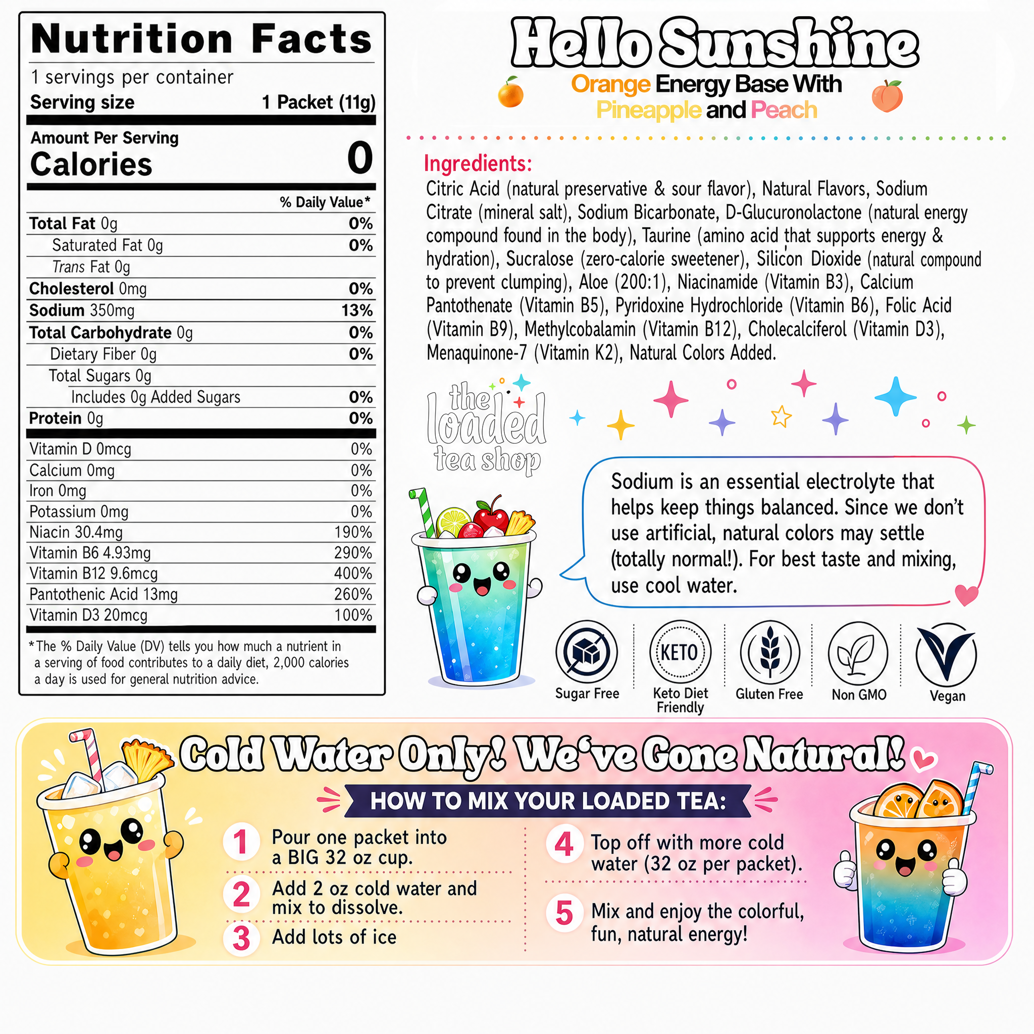 Hello Sunshine (Caffeine-Free) - Sweetness in Your Routine