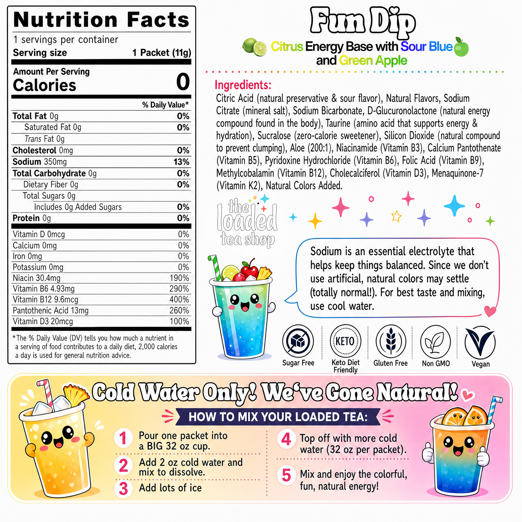 Fun Dip (Caffeine-Free) - A Mix for Warm Days