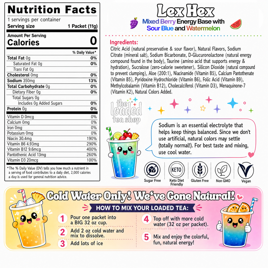 Lex Hex (Caffeine-Free) - Your Weekend Sip