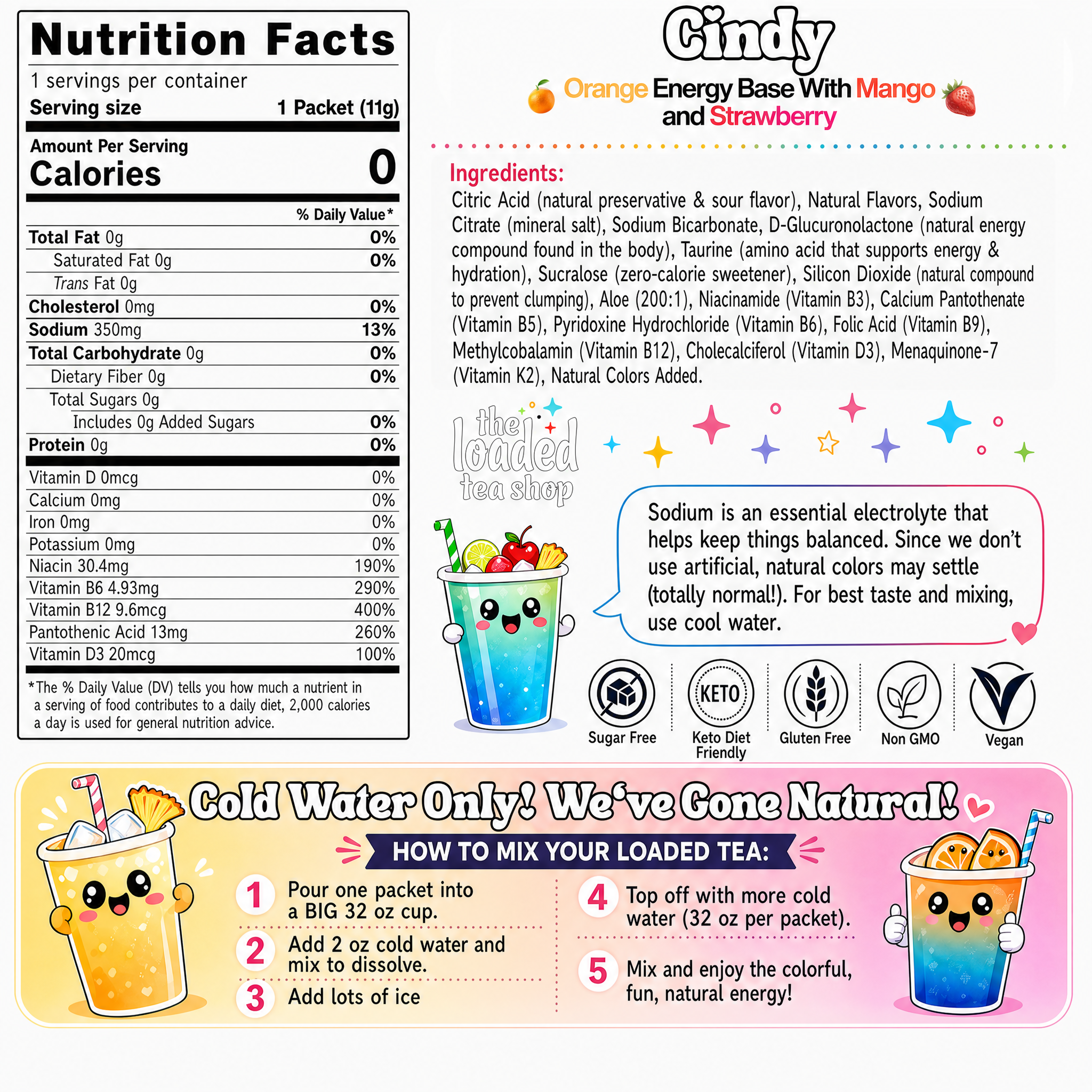 Cindy (Caffeine-Free) - Fresh Sip Choice