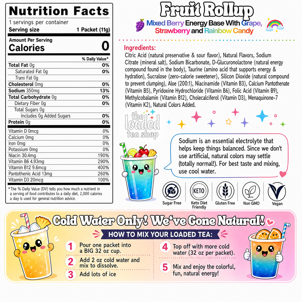 Fruit Rollup (Caffeine-Free) - Daily Flavor Moment