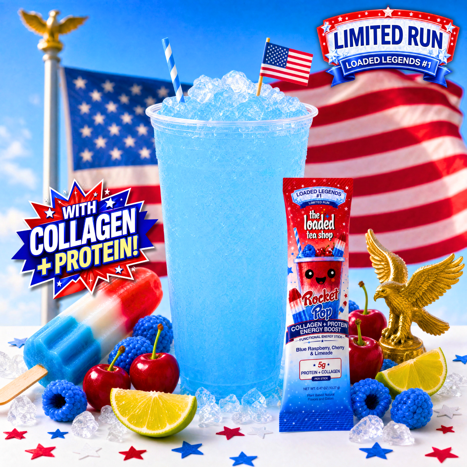 Rocket Pop (Caffeine-free) - Start with Your Flavor