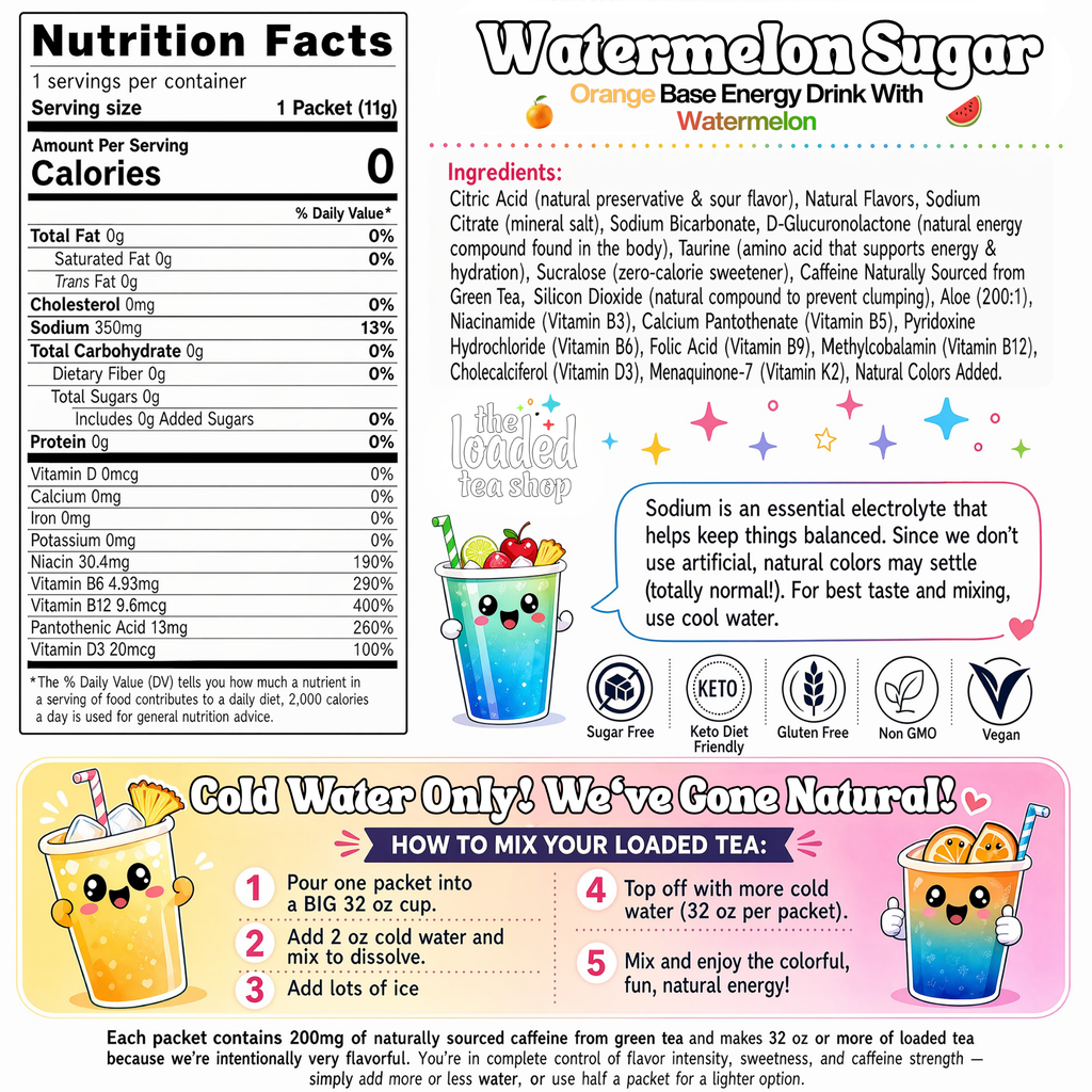 50 Case Watermelon Sugar - Workday Flavor Moment