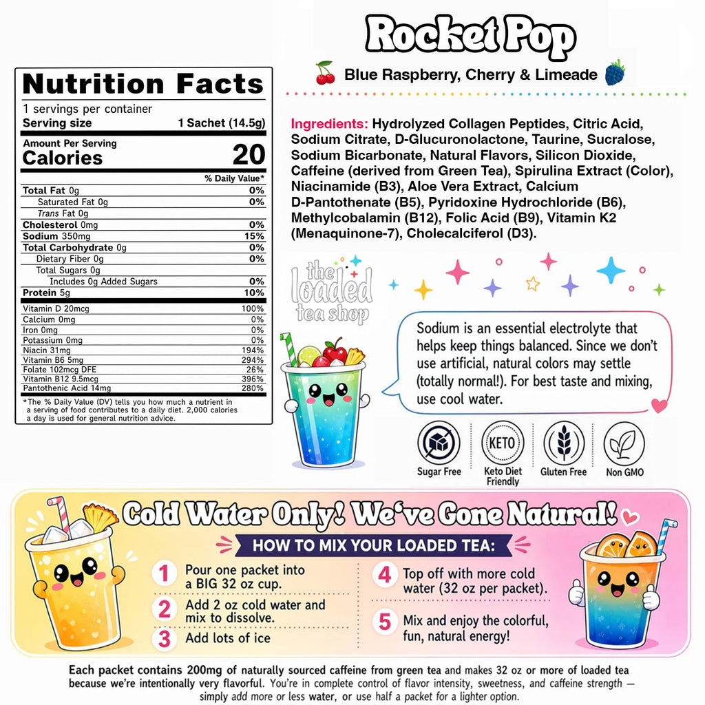 Rocket Pop - Tea in Your Bottle
