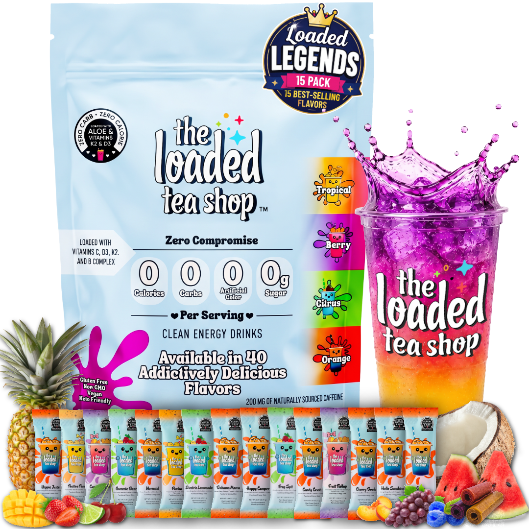 The Loaded Tea Shop Amazon Legendary Best Sellers 15 pack, 11g Stick Pack - Mix Something Tasty